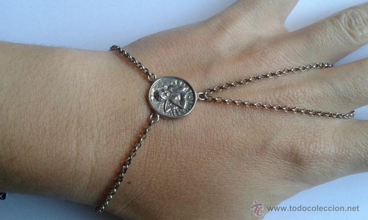 Joyeria: PULSERA DE MANO PLATA DE LEY CON ANGELITO DE LA GUARDA - Foto 8