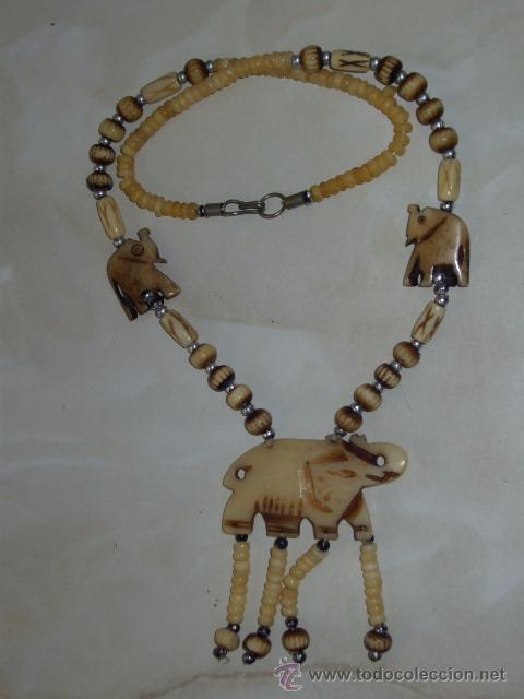 Joyeria: COLLAR DE HUESO,A&Ntilde;OS 70. - Foto 2