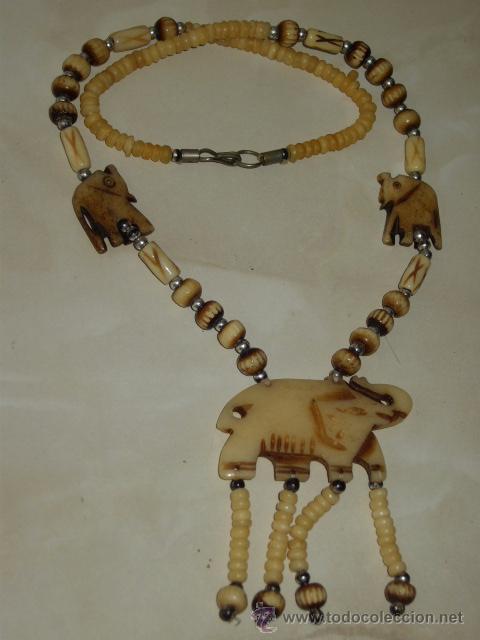 Joyeria: COLLAR DE HUESO,A&Ntilde;OS 70. - Foto 3