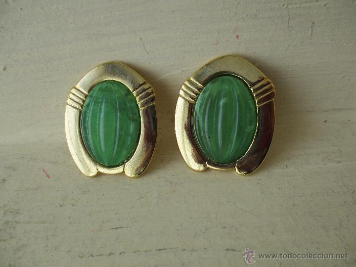 Joyeria: PENDIENTES DE METAL A&Ntilde;OS 80 - Foto 1