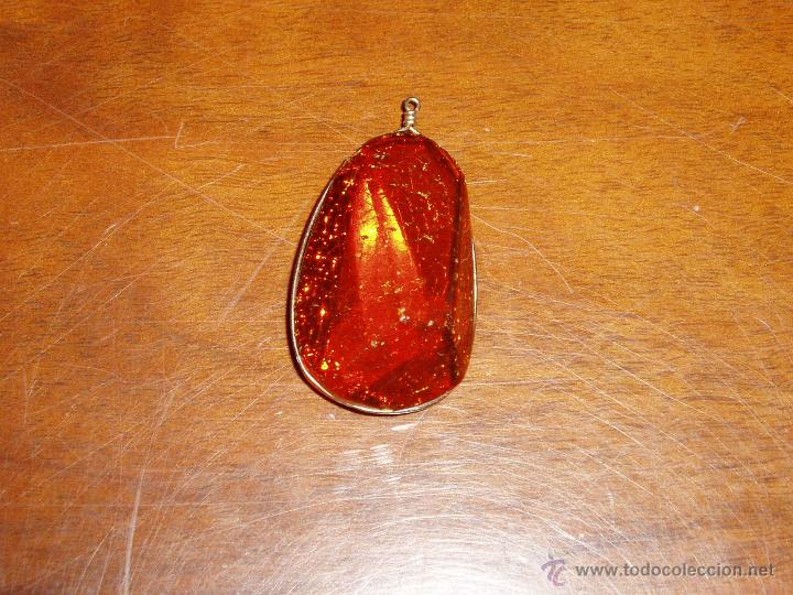 Joyeria: Gran trozo de Ambar color miel - Foto 2