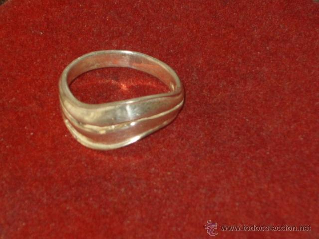 Joyeria: ANILLO DE PLATA 925 CON CONTRASTE. - Foto 2