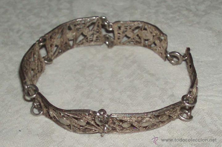 Joyeria: pulsera con filigranas antigua - Foto 2