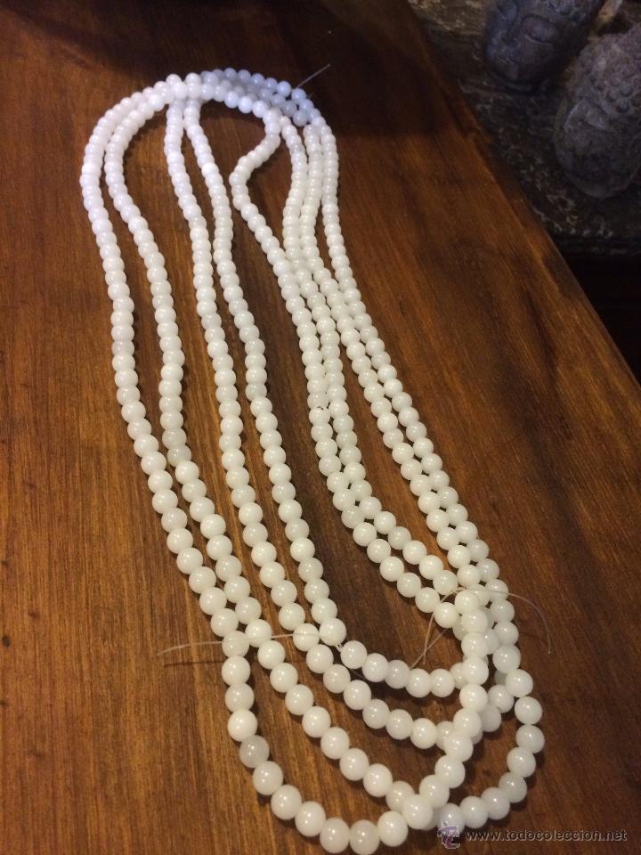 Joyeria: 4 COLLARES DE BOLAS DE JADE, 80 CMS - Foto 1