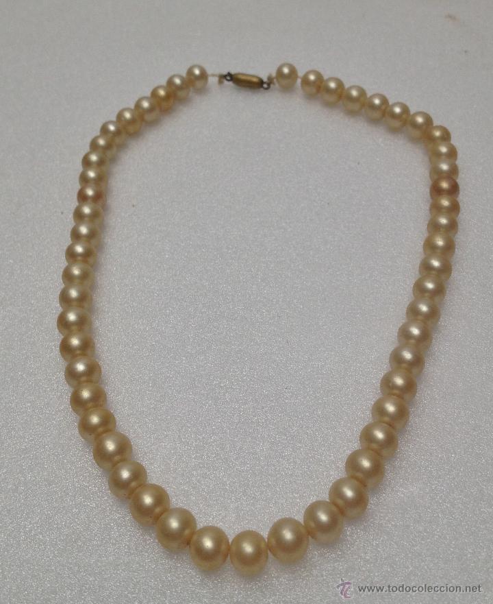 Joyeria: ANTIGUO COLLAR DE PERLAS VISUTERIA - Foto 1