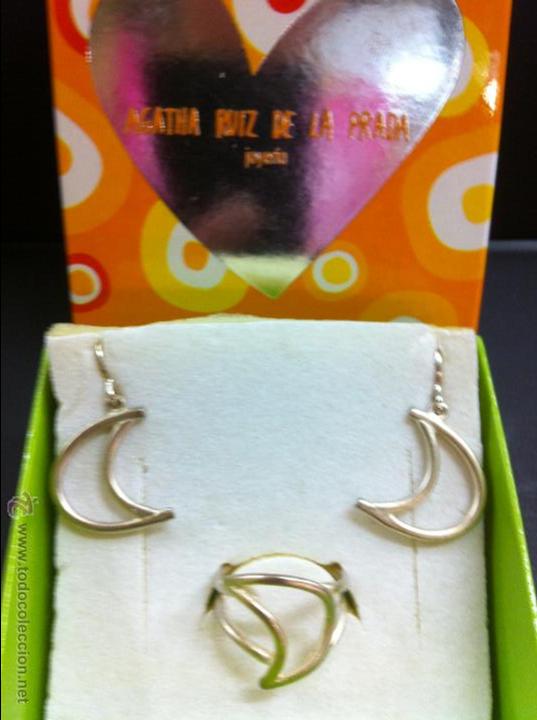 Joyeria: ANILLO Y PENDIENTES PLATA AGATHA RUIZ DE LA PRADA - Foto 1