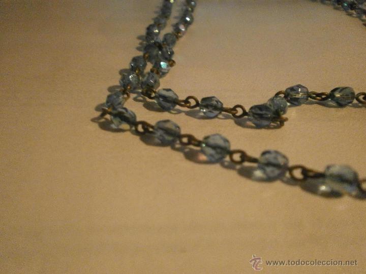 Joyeria: Collar de cristal color azul 90 cm. - Foto 2