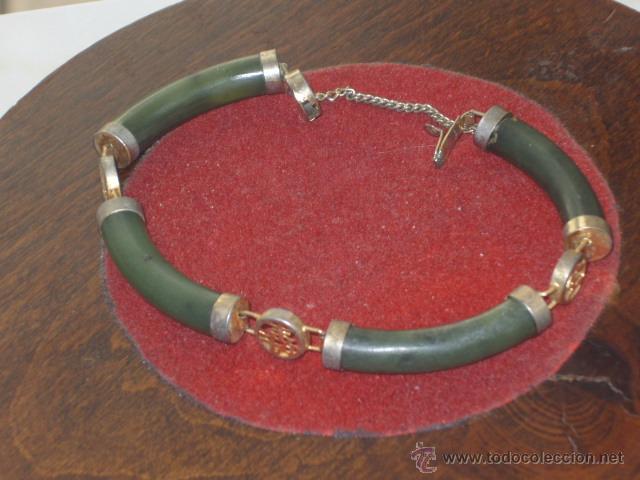 Joyeria: PULSERA DE JADE VERDE. - Foto 1