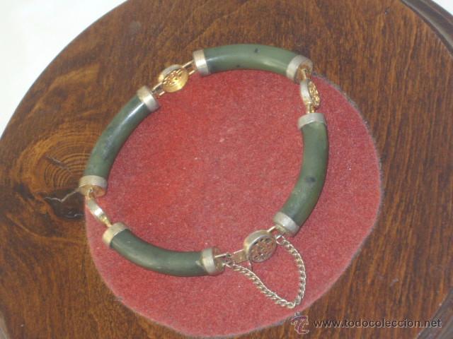 Joyeria: PULSERA DE JADE VERDE. - Foto 2