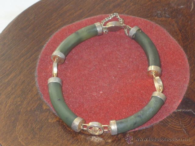 Joyeria: PULSERA DE JADE VERDE. - Foto 4