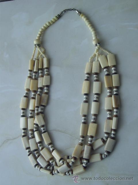 Joyeria: COLLAR DE HUESO.A&Ntilde;OS 70. - Foto 2