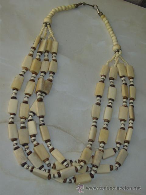 Joyeria: COLLAR DE HUESO.A&Ntilde;OS 70. - Foto 3
