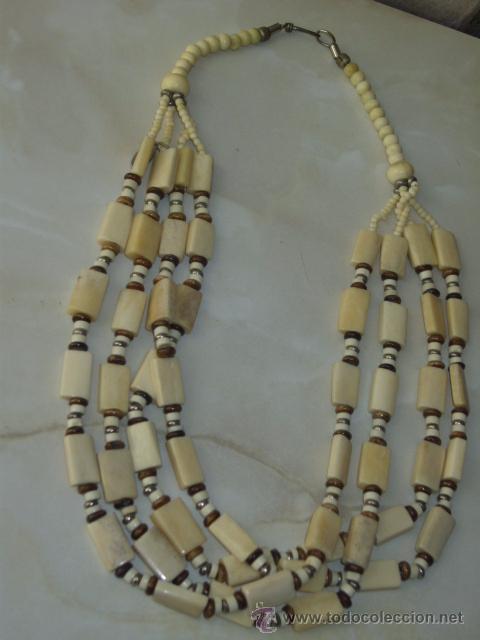 Joyeria: COLLAR DE HUESO.A&Ntilde;OS 70. - Foto 5