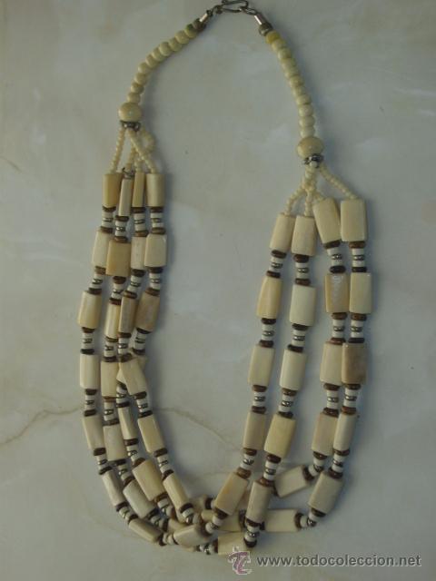 Joyeria: COLLAR DE HUESO.A&Ntilde;OS 70. - Foto 6