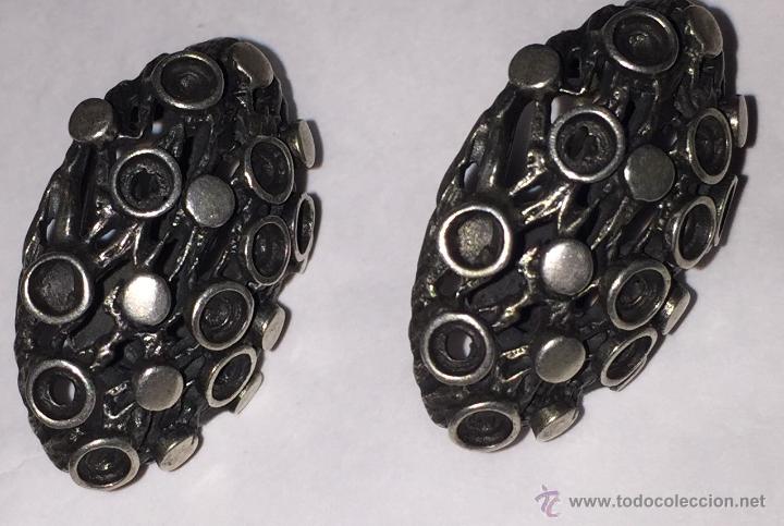 Joyeria: Pareja de pendientes de plata - Foto 1