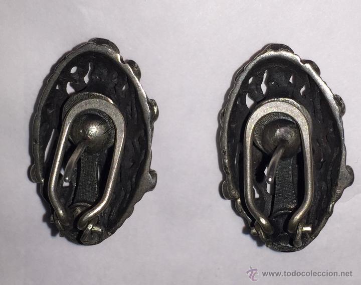 Joyeria: Pareja de pendientes de plata - Foto 2