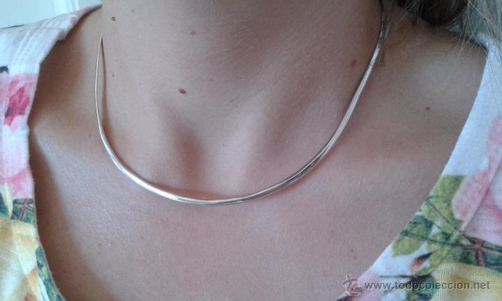 Joyeria: GARGANTILLA R&Iacute;GIDA DE PLATA DE LEY - Foto 2