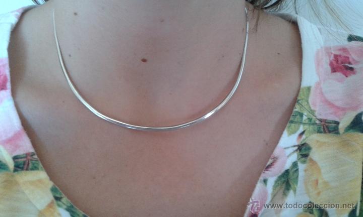 Joyeria: GARGANTILLA R&Iacute;GIDA DE PLATA DE LEY - Foto 3