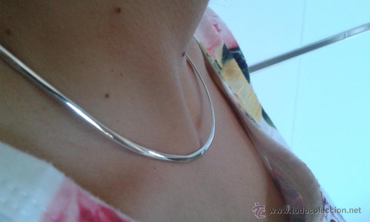 Joyeria: GARGANTILLA R&Iacute;GIDA DE PLATA DE LEY - Foto 4