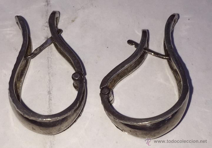 Joyeria: Bonita pareja de pendientes en plata - Foto 1