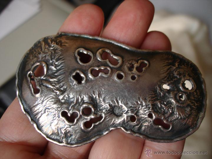 Joyeria: BROCHE DE PLATA DE FORMAS IRREGULARES - Foto 1