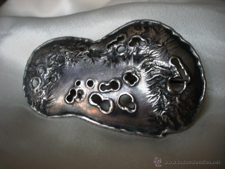 Joyeria: BROCHE DE PLATA DE FORMAS IRREGULARES - Foto 2
