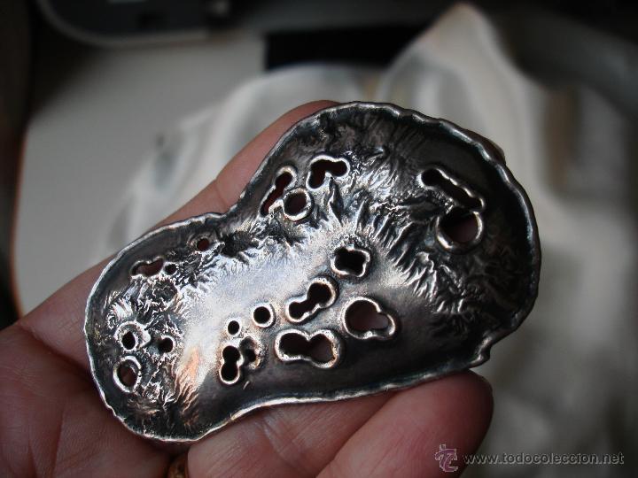 Joyeria: BROCHE DE PLATA DE FORMAS IRREGULARES - Foto 3