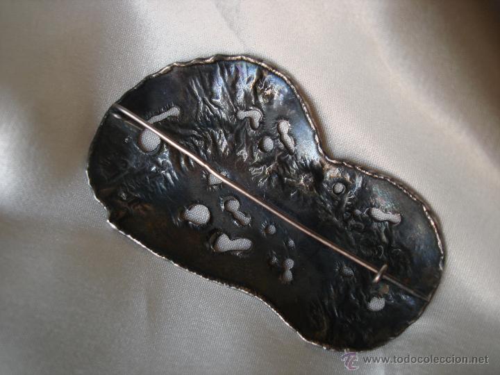 Joyeria: BROCHE DE PLATA DE FORMAS IRREGULARES - Foto 4