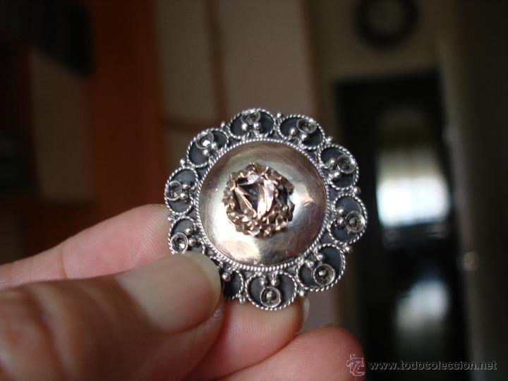 Joyeria: BROCHE DE PLATA Y ORO - Foto 2