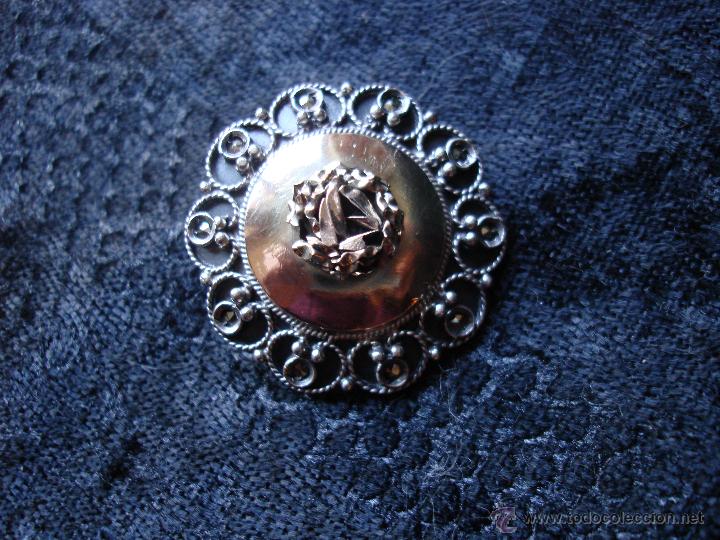 Joyeria: BROCHE DE PLATA Y ORO - Foto 4