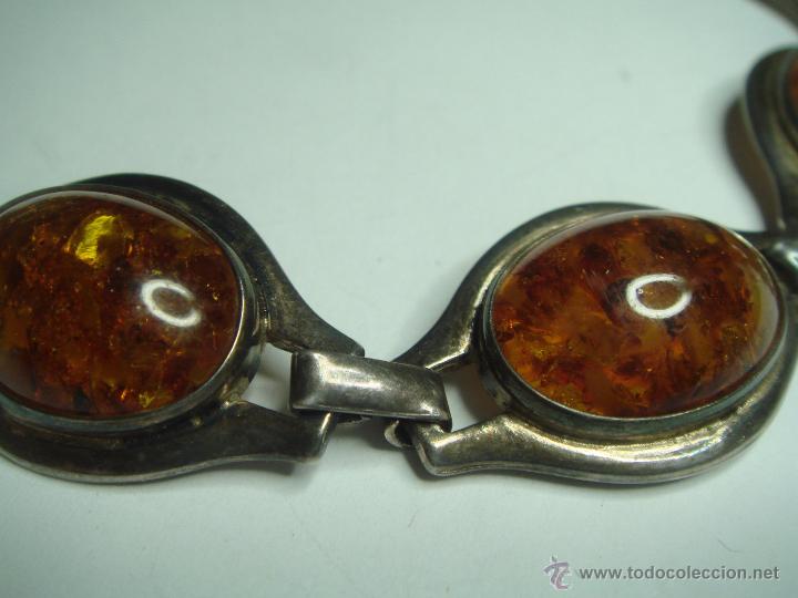 Joyeria: Pulsera Art Deco &aacute;mbar. 1940 - Foto 2
