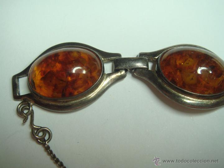 Joyeria: Pulsera Art Deco &aacute;mbar. 1940 - Foto 5