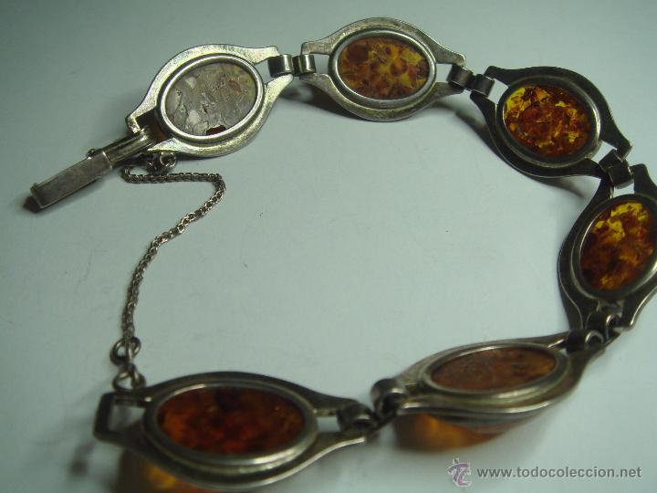 Joyeria: Pulsera Art Deco &aacute;mbar. 1940 - Foto 9