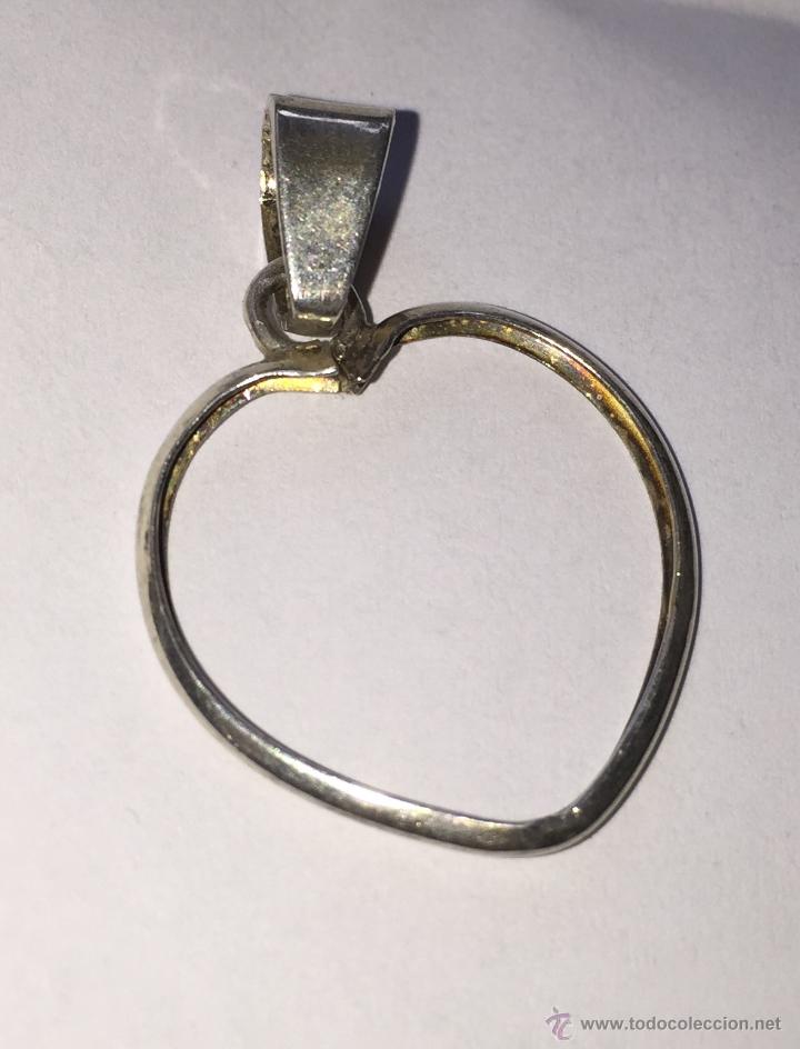 Joyeria: Bonito colgante de plata en forma de coraz&oacute;n - Foto 1