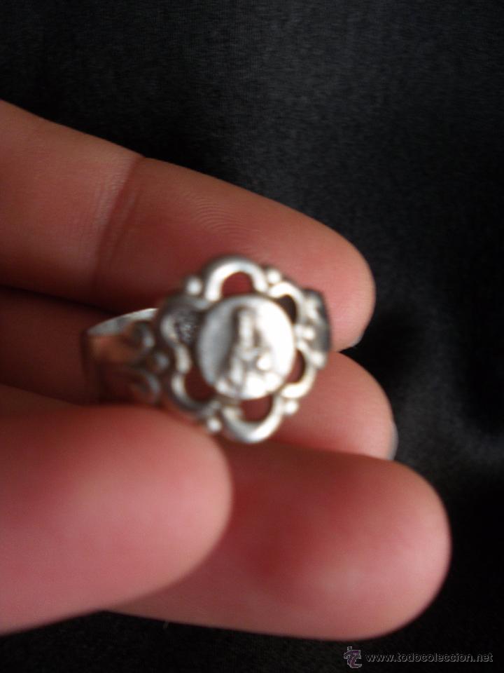 antiguo anillo de virgen de la fuensanta en pla - venta en todocoleccion