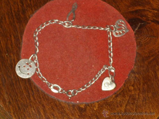 Joyeria: PULSERA DE PLATA CONTASTADA 925 CON COLGANTES. - Foto 1