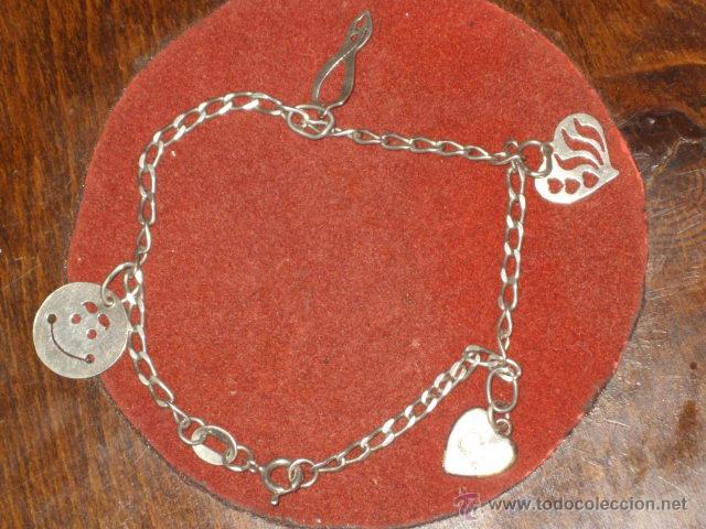 Joyeria: PULSERA DE PLATA CONTASTADA 925 CON COLGANTES. - Foto 2