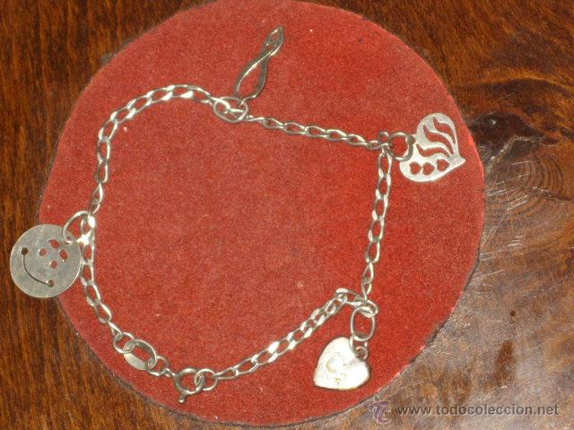 Joyeria: PULSERA DE PLATA CONTASTADA 925 CON COLGANTES. - Foto 3