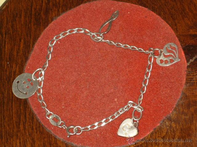 Joyeria: PULSERA DE PLATA CONTASTADA 925 CON COLGANTES. - Foto 4