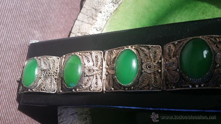 Joyeria: pulsera plata y jade - Foto 3