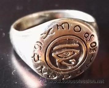 Joyeria: sello ojo de horus en plata de ley - adaptable - Foto 1