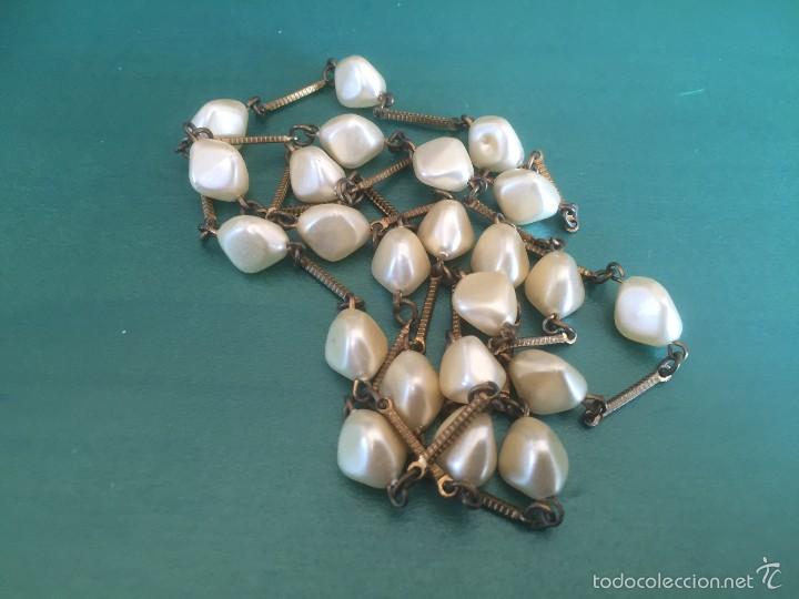 Joyeria: antiquisimo,collar de piedras blancas - Foto 2