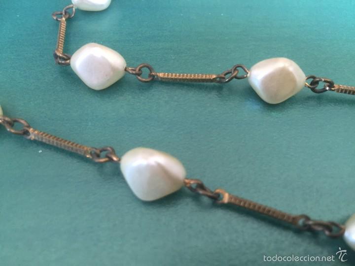 Joyeria: antiquisimo,collar de piedras blancas - Foto 3
