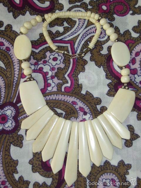 Joyeria: VINTAGE,COLLAR DE HUESO. - Foto 4