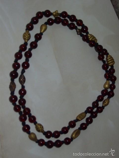 Joyeria: COLLAR DE GRANATES O CRISTAL,VINTAGE. - Foto 4