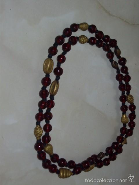 Joyeria: COLLAR DE GRANATES O CRISTAL,VINTAGE. - Foto 5