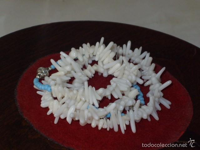 Joyeria: COLLAR DE CORAL BLANCO. - Foto 4