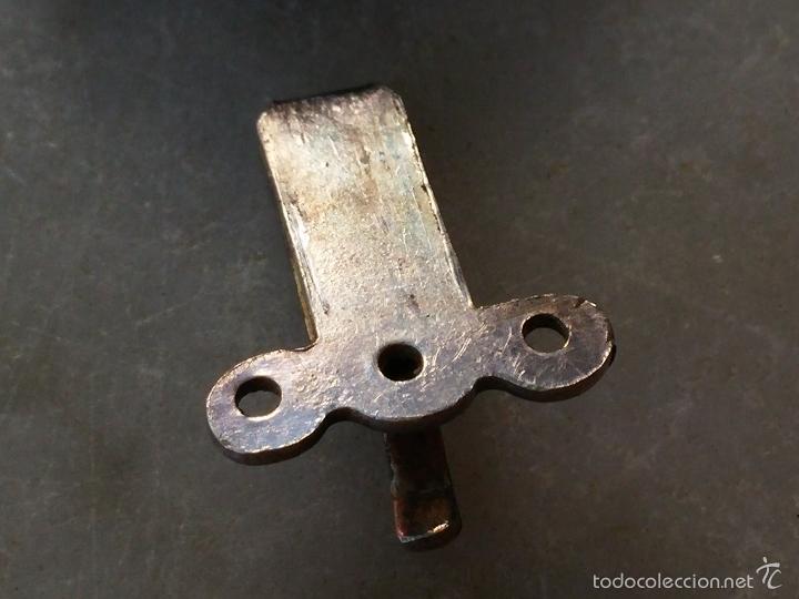 Joyeria: Antiguo broche para collar en plata y turquesa - Foto 4