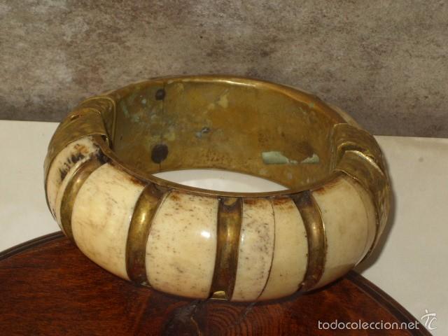 Joyeria: PULSERA DE HUESO,VINTAGE. - Foto 3