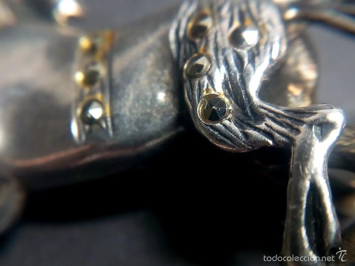 Joyeria: Precioso broche con caballo de plata. - Foto 4